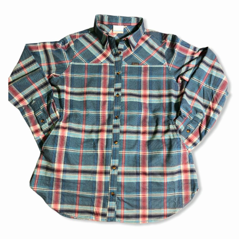 Columbia Plaid Shirt/Lite Jacket-NWOT-Sz M